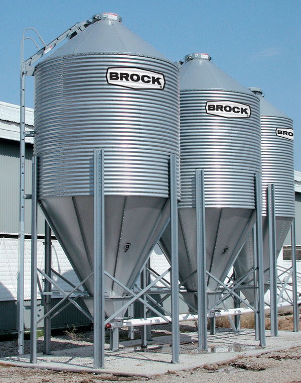 bulk grain storage bins